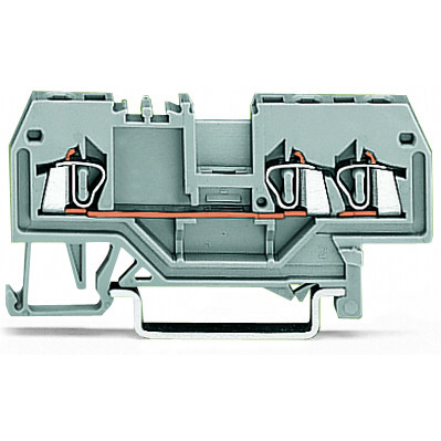 WAGO-279-686 Steckverbinder, Klemmenblöcke Conn Feed-Through Terminal Block 3 POS Spring Clamp DIN Rail 18A Box