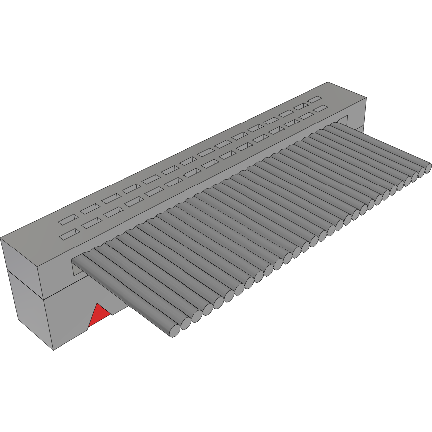 Samtec-FFSD-15-S-20.00-01-N Flachband Kabelbaugruppen Cable Assembly 0.5m 30AWG 0.64mm 30 POS IDC Connector F TIGER EYE™ Bulk