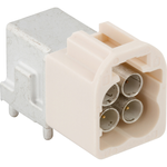 Conn Mini-FAKRA quad port PCB through hole RA Pl