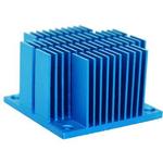 Heat Sink Passive Cross-Cut Aluminum 6063 14.24°C/W Blue Anodized