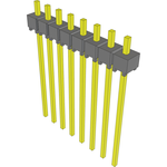 Conn Unshrouded Header HDR 8 POS 2.54mm Solder ST Top Entry Thru-Hole Bulk