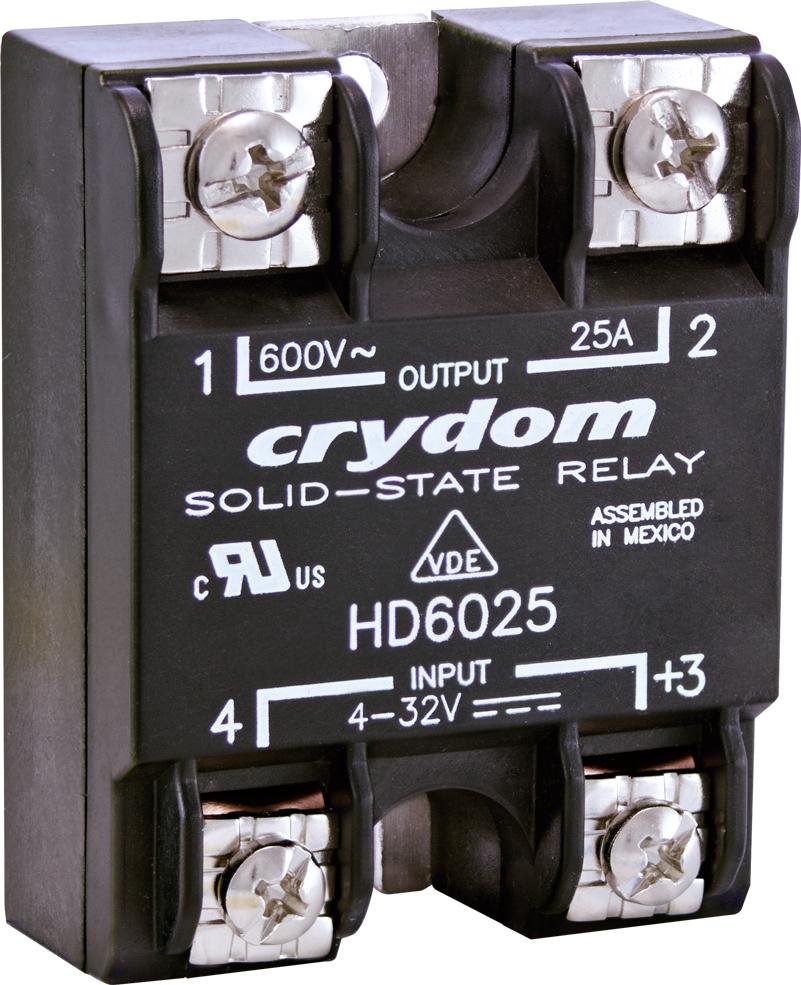 Sensata Technologies-HD6025P Halbleiterrelais Relay SSR 2mA 32V DC-IN 25A 660V AC-OUT 4-Pin
