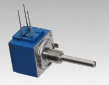 Bourns-82A2A-B28-A13/A13L Gradateurs de résistance, de potentiomètres et de rhéostats Res Cermet POT 5K/5K Ohm 10% 1W 1(Elec)/1(Mech)Turns 6.35mm (48.27 X 15.88 X 22.85mm) J-Hook Panel Mount