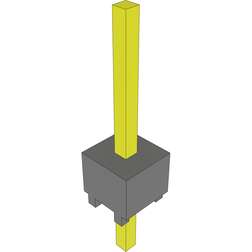 Samtec-HMTSW-101-23-L-S-237 Connector Headers and PCB Receptacles Conn Unshrouded Header HDR 1 POS Solder ST Top Entry Thru-Hole Bulk