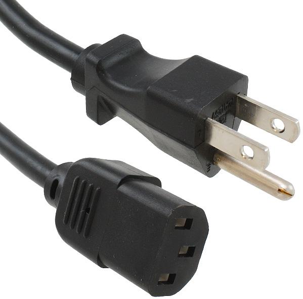 CnC Tech, LLC-800-1.25-20M-BL-00250 Cable Assembly AC Power Cable Assembly 2.438m JIS 8303 to C13 3 to 3 POS F-M 17AWG