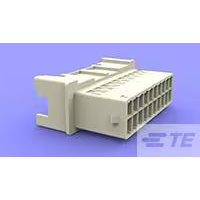 TE Connectivity-1969592-8 分立接线罩连接器 Conn Housing RCP 8 POS 2.5mm Crimp ST Cable Mount Bag