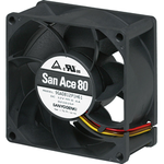 DC Fan Axial Ball Bearing 24V 20.4V to 27.6V 79.4CFM 55dB 80 X 80 X 38mm Sensor