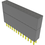 Conn Elevated Socket SKT 26 POS 2.54mm Solder ST Top Entry Thru-Hole Tube