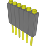 Conn Socket Strip SKT 6 POS 2.54mm Solder ST Thru-Hole Bulk