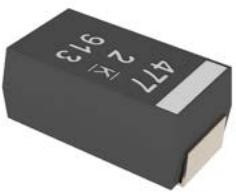 KEMET Corporation-A700V107M006ATE028 | A700 H-Chip Aluminum Polymer Aluminium-Polymer-Kondensator Cap Aluminum Polymer 100uF 6.3VDC 20%( 7.3 X 4.3 X 2mm) SMD 0.028 Ohm 2000h 125°C