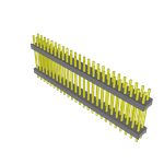 Conn Board Stacker HDR 50 POS 2.54mm Solder ST Top Entry Thru-Hole Bulk