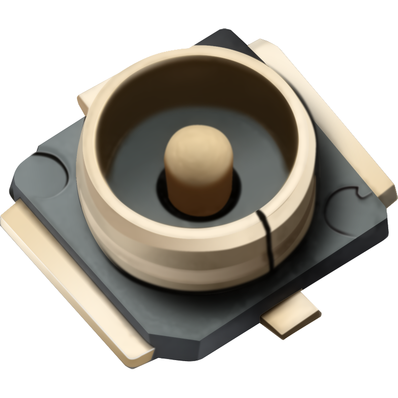 taoglas-RECE.20369.001E.01 Connettore RF Conn MHF 0Hz to 6GHz 50Ohm Solder ST SMD RCP Gold T/R