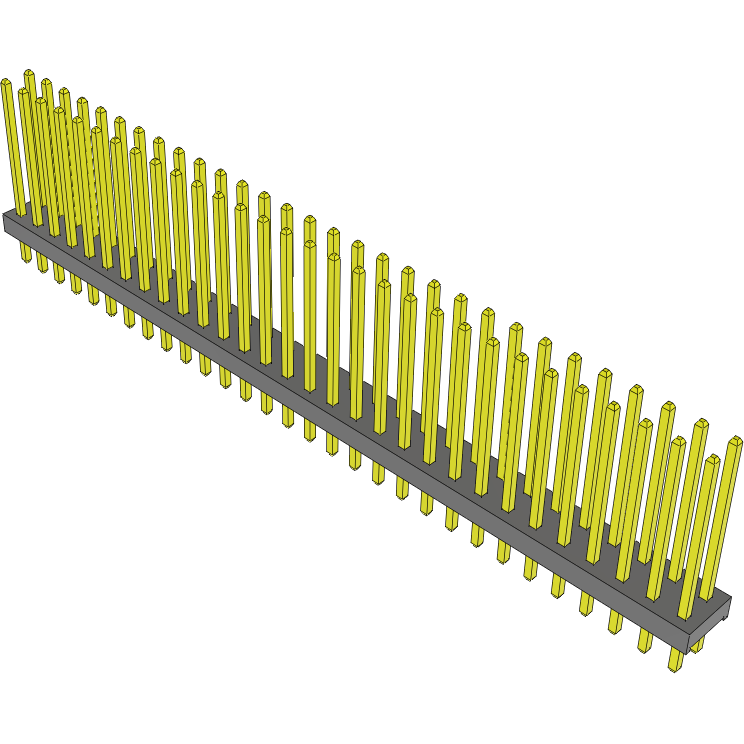 Samtec-MTMM-130-11-G-D-430 Connector Headers and PCB Receptacles Conn Unshrouded Header HDR 60 POS 2mm Solder ST Top Entry Thru-Hole Bulk