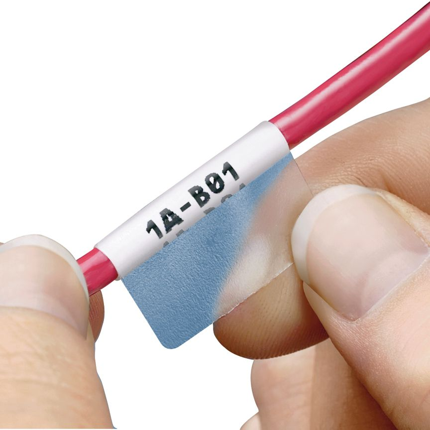 Panduit-S100X150YAJ Cable Markers Cable Markers Printable Adhesive Polyester White