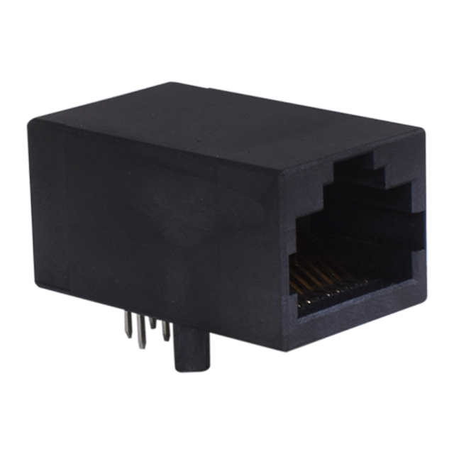 Bel-P01-0007-02 Connector Telephone and Telecom Conn RJ-45 RCP 8 POS 1.27mm Solder RA Thru-Hole 8 Terminal 1 Port