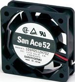 SANYO DENKI-109P0505M701 Gebläse und Lüfter DC Fan Axial Ball Bearing 5V 4.5V to 5.5V 7.24CFM 22dB 52 X 52 X 15mm