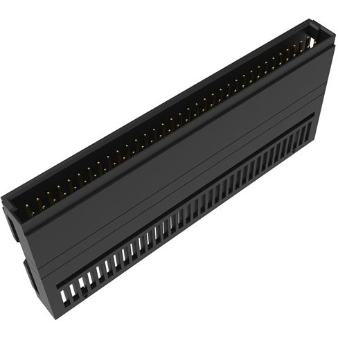 HARTING-15160682010041 Steckverbinderleisten und Leiterplattenbuchsen Conn Shrouded Header (4 Sides) Adapter M/M 68/68 POS 1.27mm ST Tray