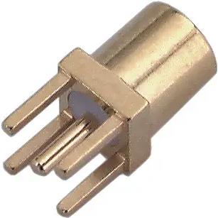 HUBER+SUHNER-82_MMCX-50-0-1/111_NE Connector RF Conn MMCX 0Hz to 6GHz 50Ohm Solder ST Thru-Hole F Gold Over Nickel Phosphorus Single