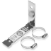 Pulse Electronics Corporation-FB3BRACKET 安装支架 Bracket Assembly, 14 ga Steel, Zinc Plated Bracket, Stainless Steel Hose Clamp