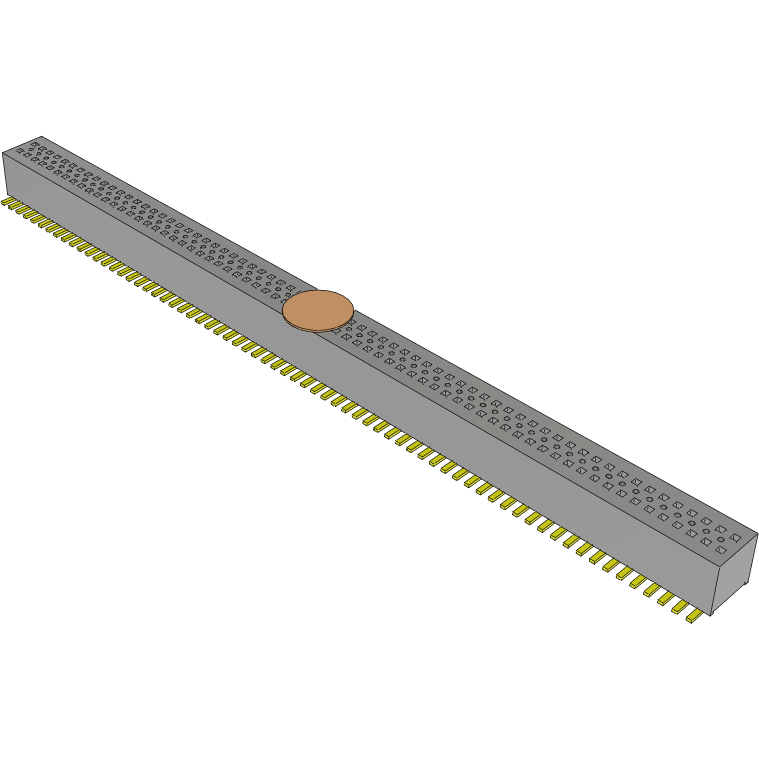 Samtec-CLE-168-01-G-DV-K Steckverbinderleisten und Leiterplattenbuchsen Conn Socket Strip SKT 136 POS 0.8mm Solder ST SMD Tube