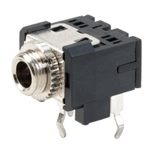 Same Sky (formerly CUI Devices)-SJ1-3545 Raccordement audio et vidéo Conn 3.5MM Audio Jack RCP 3 POS Solder RA Thru-Hole 5 Terminal 1 Port