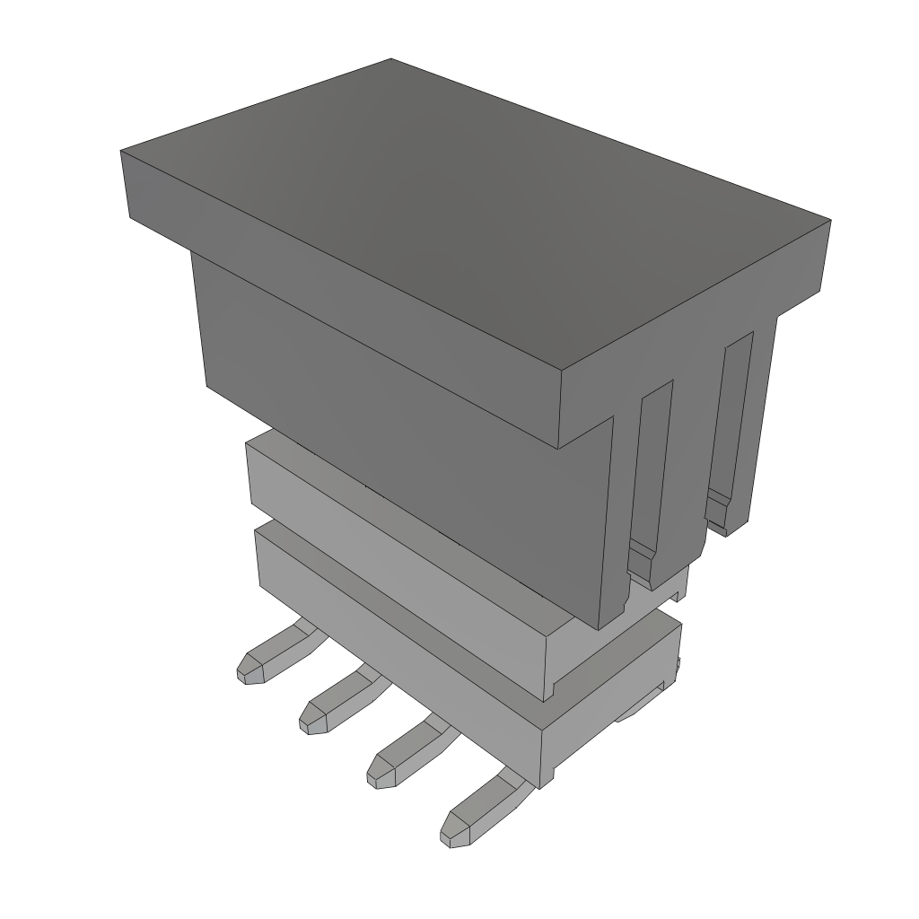 Samtec-TW-04-09-T-D-195-SM-P Cabezales del conector y receptáculos PCB Conn Board Stacker HDR 8 POS 2mm Solder ST Top Entry SMD Tube