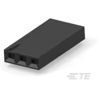 TE Connectivity-104503-2 Einzeladersteckverbinder, Gehäuse Conn Housing PL 3 POS 2.54mm Crimp ST Cable Mount Black Package