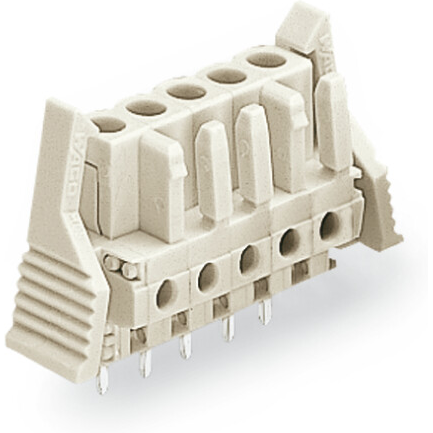 WAGO-722-136/039-000 Connector Headers and PCB Receptacles Conn PC Header F 6 POS 5mm Solder ST Thru-Hole 15A Box