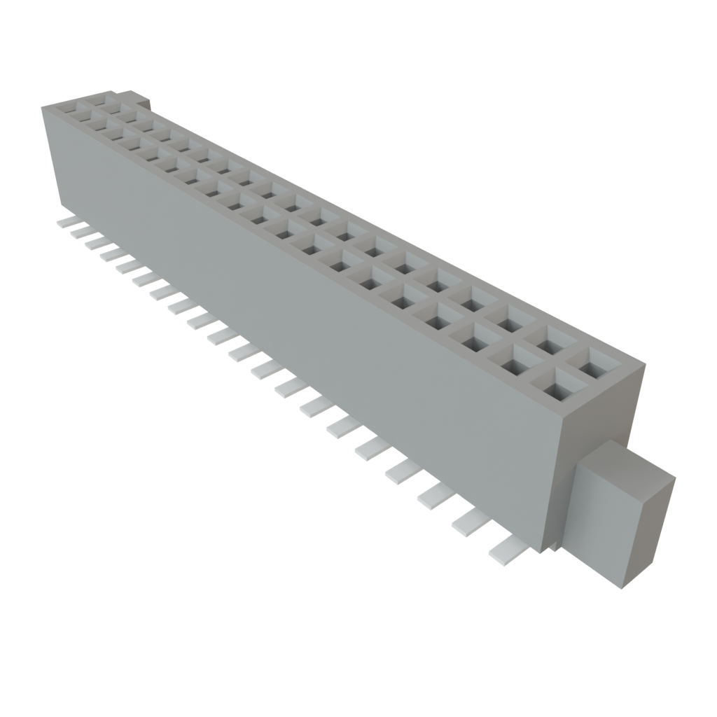 Samtec-SFC-120-T2-F-D Cabezales del conector y receptáculos PCB Conn Socket Strip SKT 40 POS 1.27mm Solder ST Top Entry SMD Tube