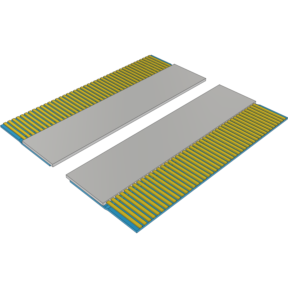Samtec-FJH-43-D-02.60-4 Flachband Kabelbaugruppen Cable Assembly 0.06m 0.5mm 43 to 43 POS FFC to FFC Bulk