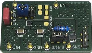 onsemi-NCP706MX22TAGEVB Energiemanagement, Entwicklungsplatinen und -kits 2.2V, 1% PRECISION VERY LOW DROPOUT VOLTAGE REGULATOR WITH ENABLE EVALUATION BOARD