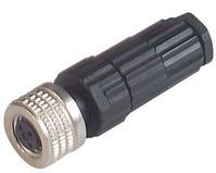 Belden-ELKA 4008 V BLACK Steckverbinder, rund Conn Circular SKT 4 POS ST Cable Mount 4 Terminal 1 Port