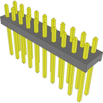 Conn Unshrouded Header HDR 20 POS 2mm Solder ST Top Entry Thru-Hole Bulk