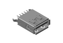 Molex-48408-0001 Connector USB Conn USB 3.0 Type A RCP 9 POS 2mm/2.5mm Solder ST Thru-Hole 9 Terminal 1 Port Tray