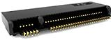 TE Connectivity-2199125-1 Steckverbinder, Kartenrand Conn Card Edge SKT 67 POS 0.5mm Solder RA SMD T/R