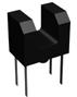 Rohm-RPI-352 光电断路器 Photointerrupter Transmissive 3mm Phototransistor 4-Pin Bulk
