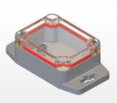 Serpac Electronic Enclosures-RBF32P04C08G  Clear Polycarbonate Flange Mount Watertight Electronic Enclosure	 <h4><strong>CALIFORNIA&nbsp;PROPOSITION</strong> ⚠️<strong>65&nbsp;WARNING</strong>⚠️</h4>