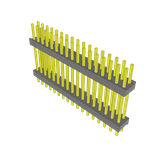 Conn Board Stacker HDR 34 POS 2.54mm Solder ST Top Entry Thru-Hole Bulk