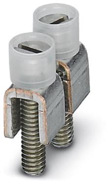 PHOENIX CONTACT-FBI 2-10 Steckverbinderzubehör Connector Accessories Fixed Bridge Straight Polyamide/Copper Silver