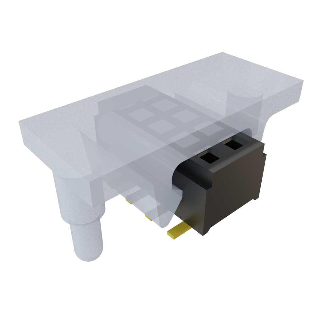 Samtec-CLM-105-02-G-D-PA-TR Embases de raccordement et réceptacles PCB Conn Socket Strip SKT 10 POS 1mm Solder ST SMD T/R