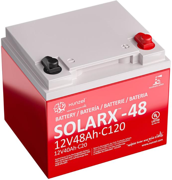 XUNZEL-SOLARX48 Baterías SOLAR BATTERY SOLARX-XUNZEL 48Ah-12V