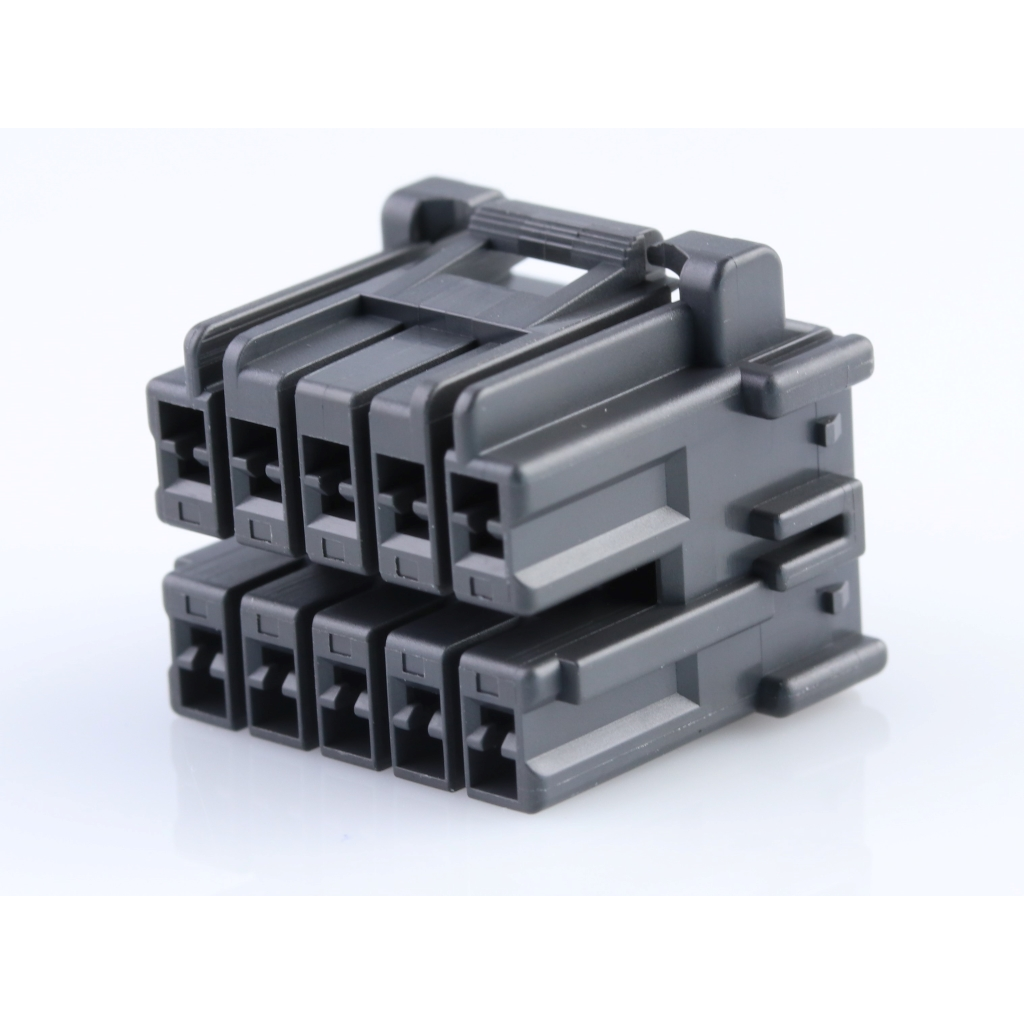 Molex-5056051001 Einzeladersteckverbinder, Gehäuse Conn Housing RCP 10 POS 3.3mm Crimp ST Cable Mount Black Bag