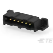 TE Connectivity-207378-7 Steckverbinder, rechteckig Conn Rectangular PIN 6 POS 5mm Solder RA Thru-Hole Tube