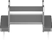 TDK-B66422W1010D1 Ferritzubehör Ferrite Accessories Coil Former Black Plastic