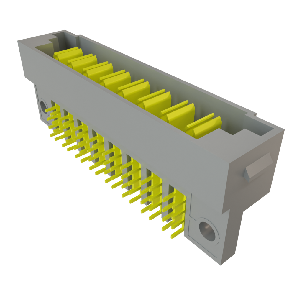 Samtec-PET-08-01-L-RA-SD Steckverbinderleisten und Leiterplattenbuchsen Conn Terminal Strip HDR 8Power POS 2.54mm/3.81mm Solder RA Side Entry Thru-Hole PowerStrip™ Tray
