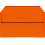Connector Accessories End and Intermediate Plate Straight Polyamide 6/6 Orange Box