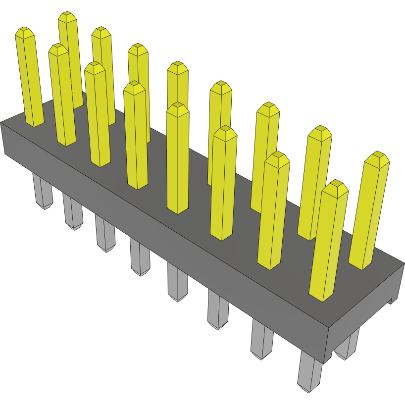 Samtec-TMM-108-03-F-D Connector Headers and PCB Receptacles Conn Unshrouded Header HDR 16 POS 2mm Solder ST Top Entry Thru-Hole Bulk