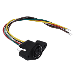 Cable Assembly Circular 0.1m 26AWG Mini Circular DIN 6 Straight