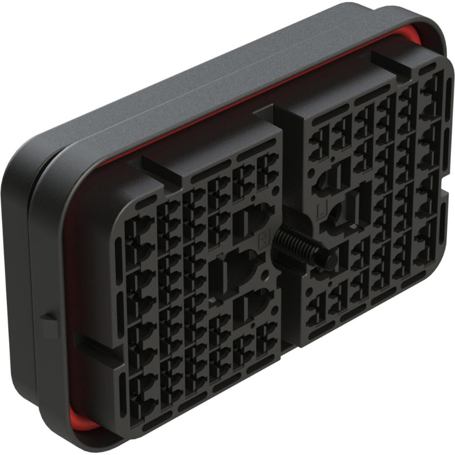 Amphenol-ARB16-102SBR-L018 矩形连接器 102 Pos, Plug, Socket, Black