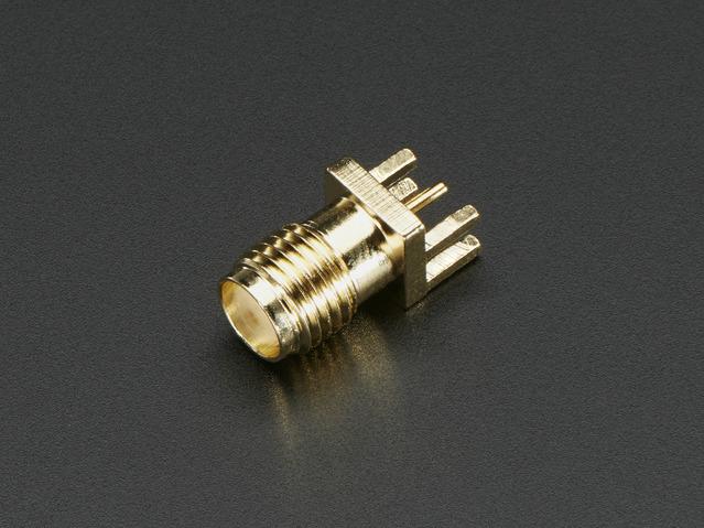 Adafruit Industries-1865 Connector RF Conn SMA 50Ohm Solder ST Edge Mount RCP